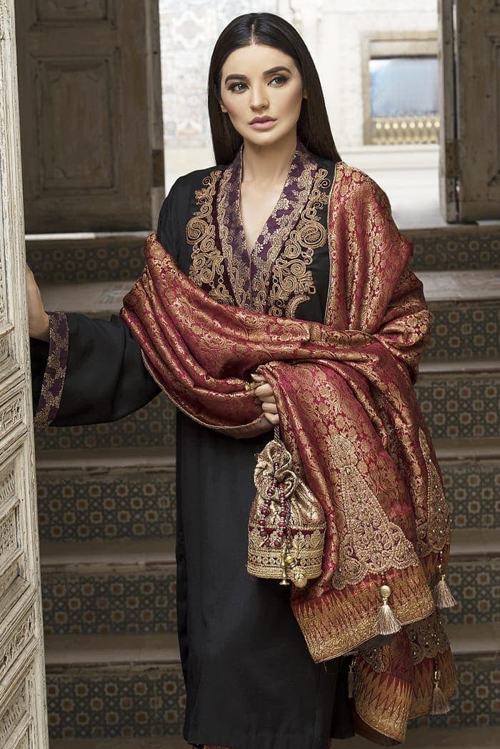 Imperial Rose Shawl
