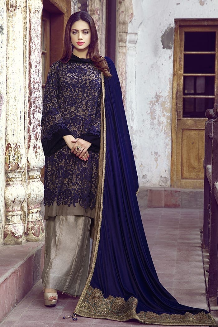 Indigo Light Shawl