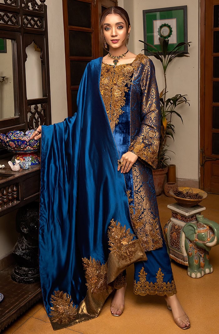 Sapphire Princess Shawl