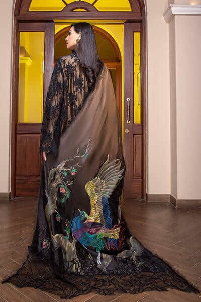 Black Pheasant Shawl