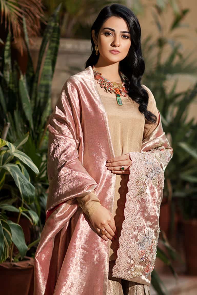 Champagne Blush Shawl