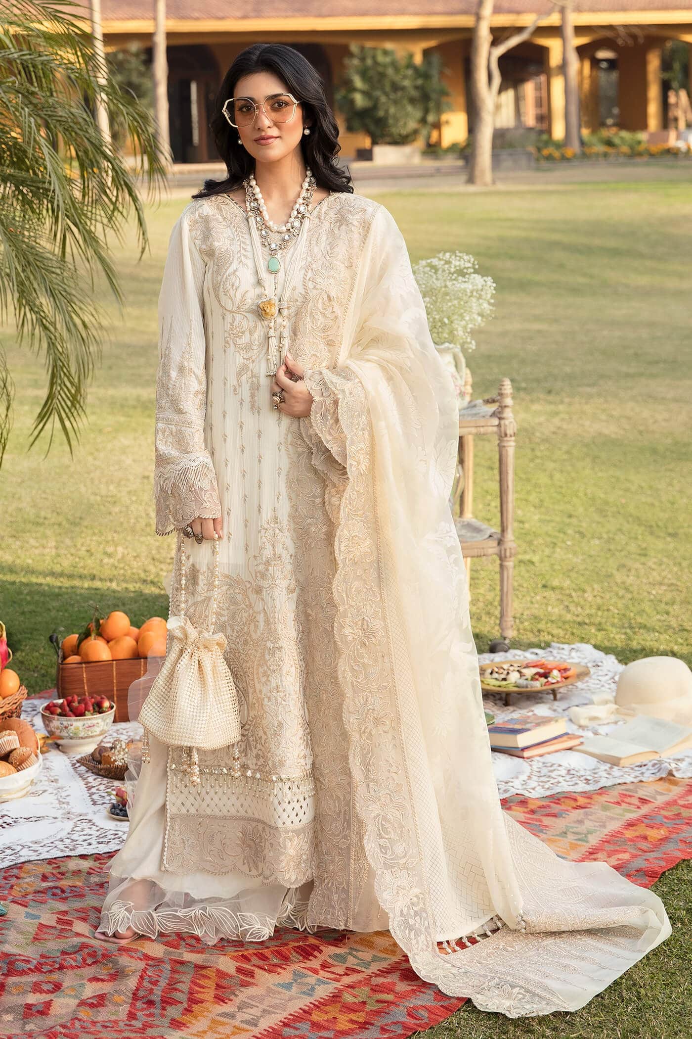 Crystal Maiden (Unstitched Lawn)