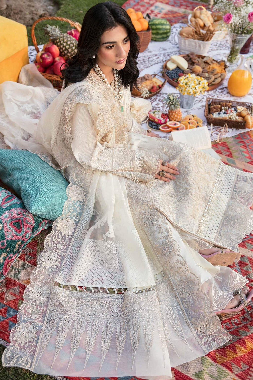 Crystal Maiden (Unstitched Lawn)