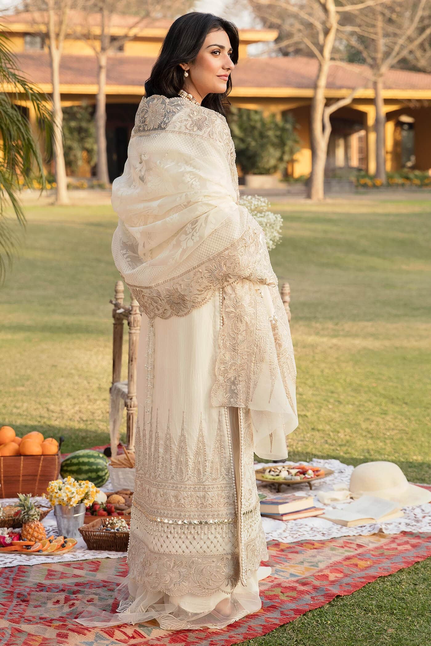 Crystal Maiden (Unstitched Lawn)