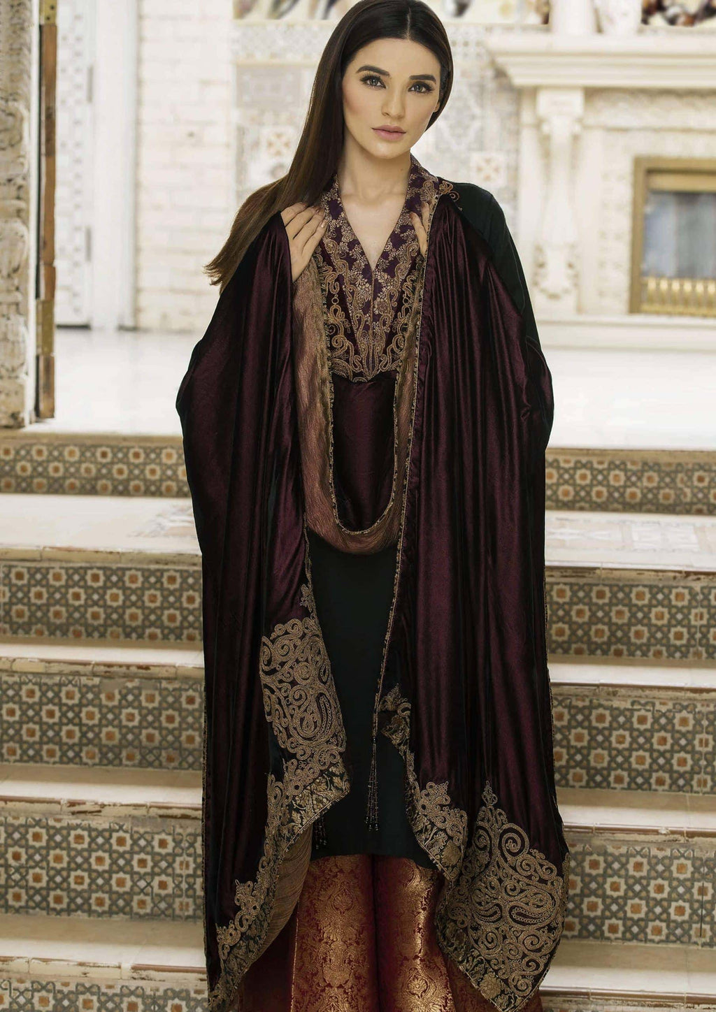Imperial Garnet Shawl