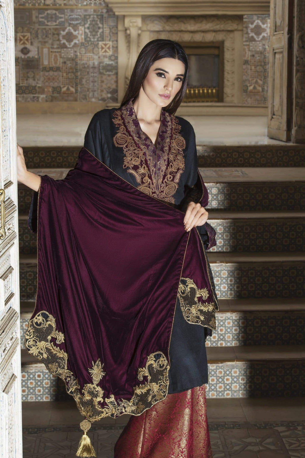 Dawn & Dusk Shawl