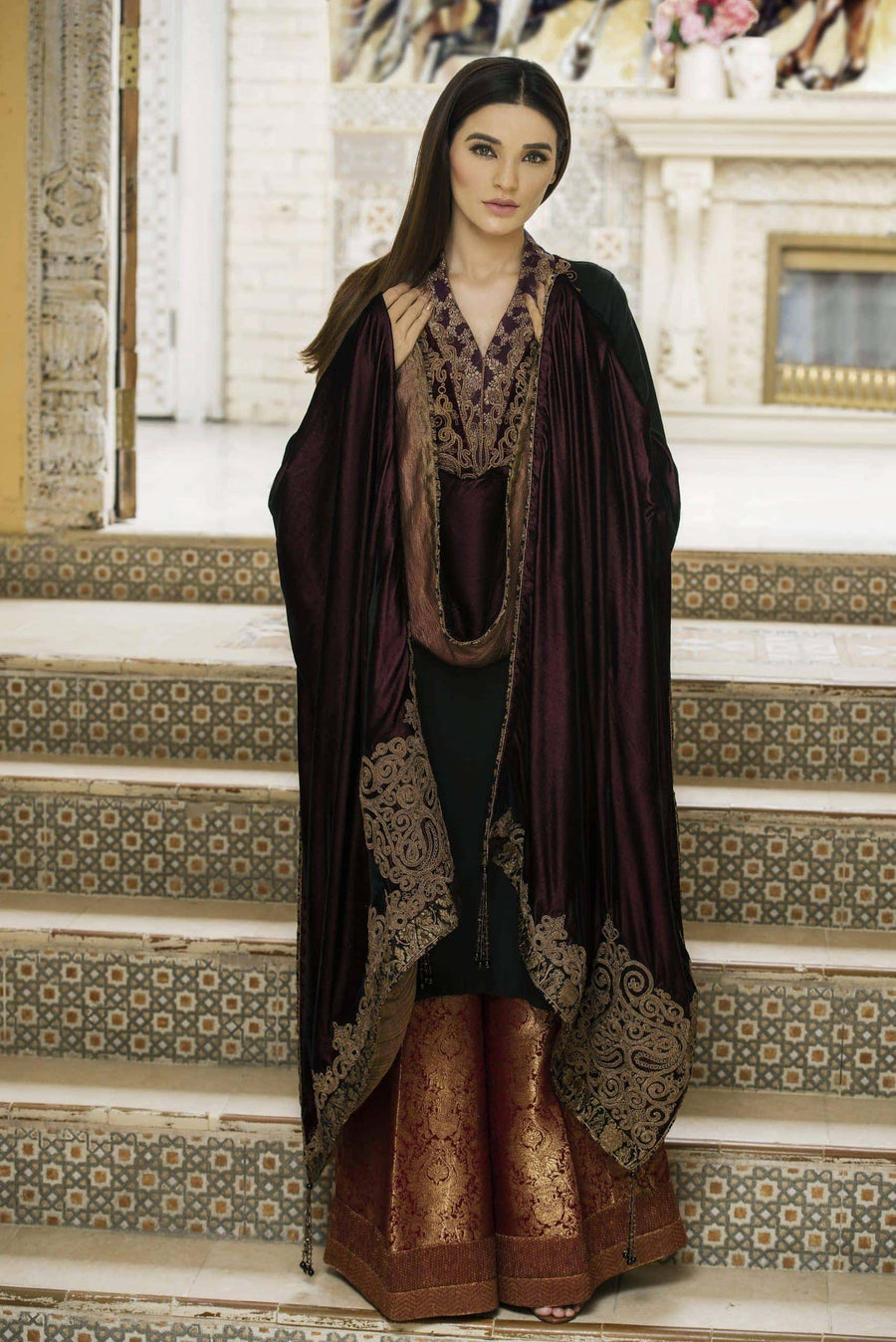 Imperial Garnet Shawl