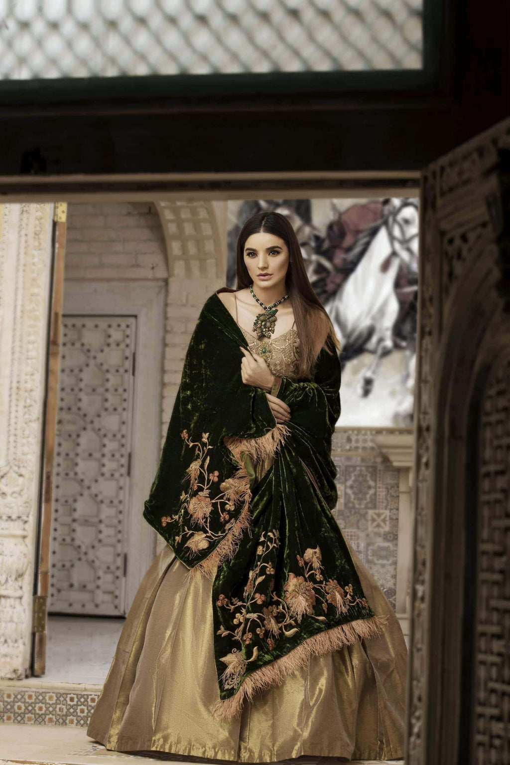 Wings of Love (Green) Shawl