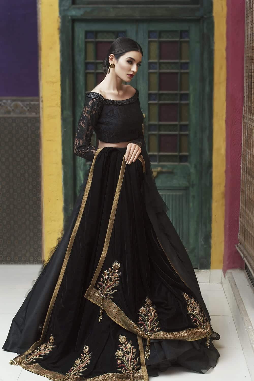 Mughal Flora Shawl