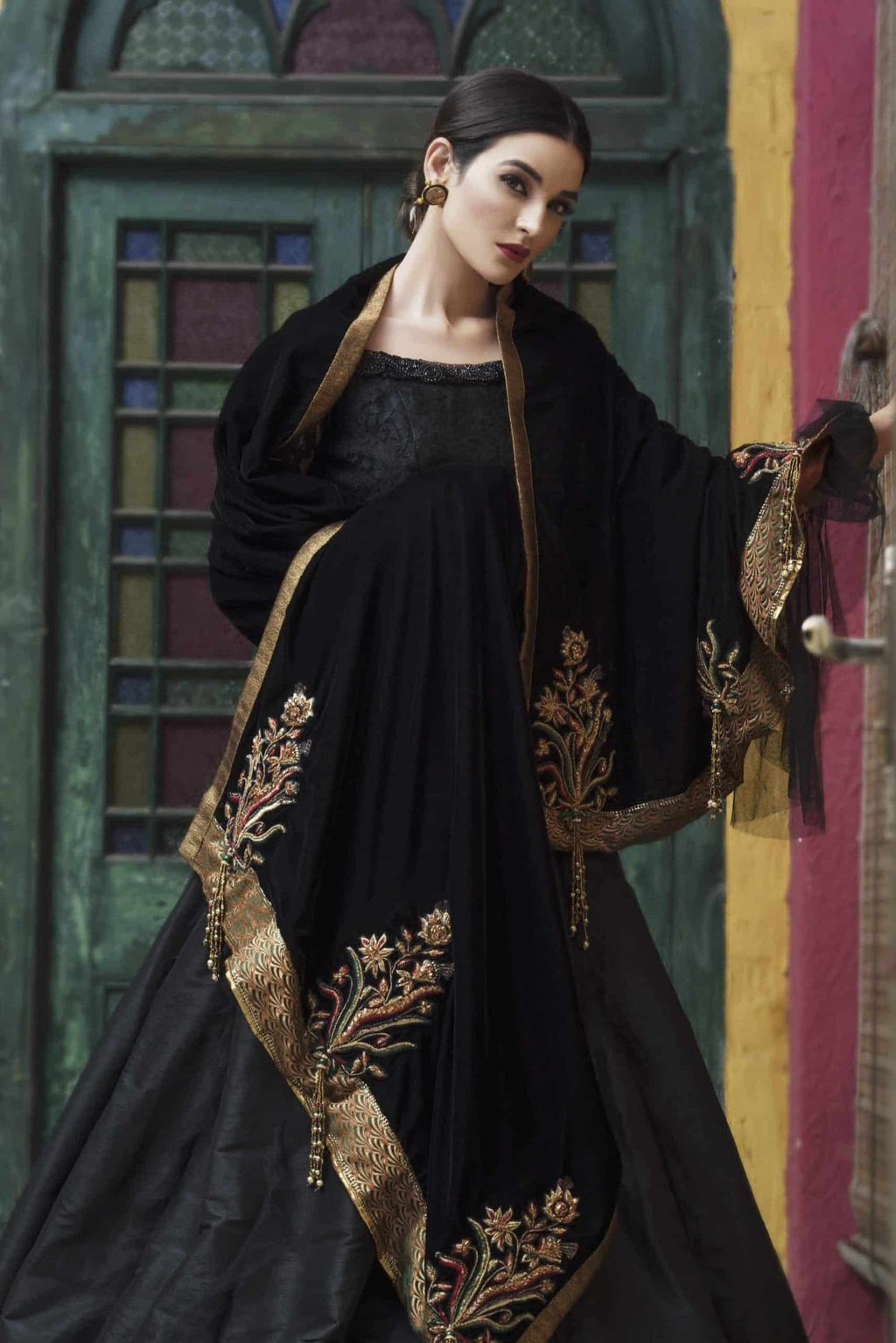 Mughal Flora Shawl