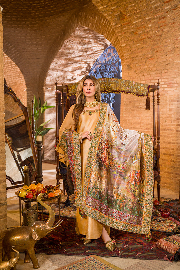 Dastaan e Ahoo Shawl - Qurat ul Ain