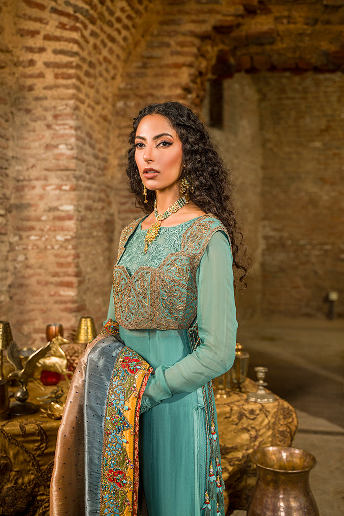 Firouzey Shawl - Qurat ul Ain