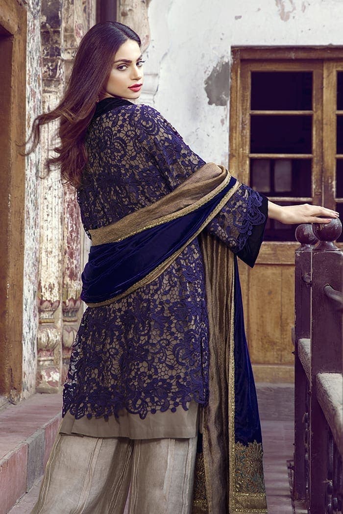 Indigo Light Shawl
