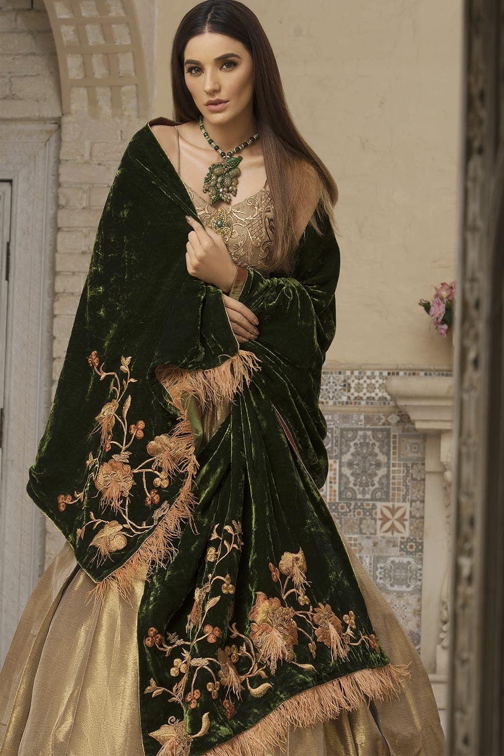 Wings of Love (Green) Shawl